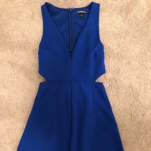 Express Royal Blue Cocktail Dress